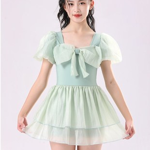 2024新款 保守遮肚女初高中生Z大学生泳 女童游泳衣女少女温泉大码