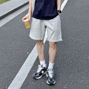 男生五分裤 450g重磅水g洗卫裤 2025新款 夏季 子宽松休闲百搭运 短裤