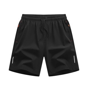 冰丝短裤 外穿冰凉潮流男士 男薄款 速干休B闲五分裤 沙滩 大尺码 夏季