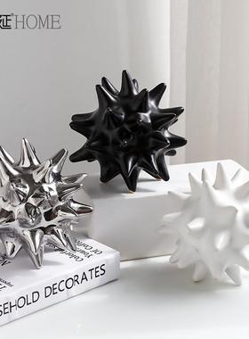 现代轻奢创意陶瓷摆件家居饰品客厅玄关书房样板房间桌面艺术装饰