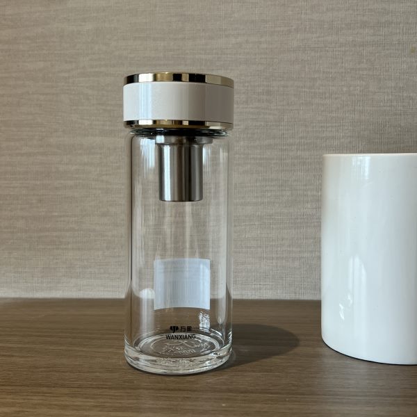高档花茶水单层玻璃水杯U51男士U/分离泡茶杯女大容量加厚万象52