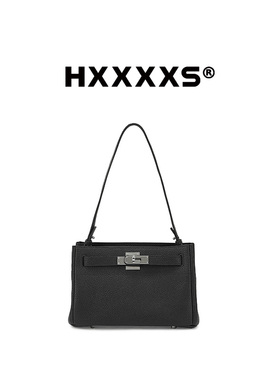 HXXXXS七夕送女友小众设计单肩腋下包头层牛皮百搭时尚通勤手提包