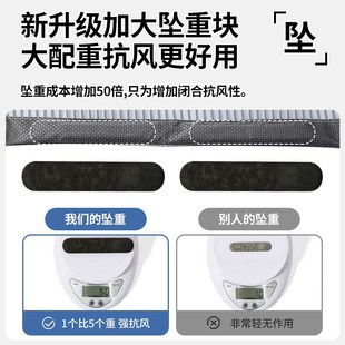 家用帘子自粘磁铁纱窗自装 金刚网防蚊门帘魔术贴磁吸纱门夏季 沙门