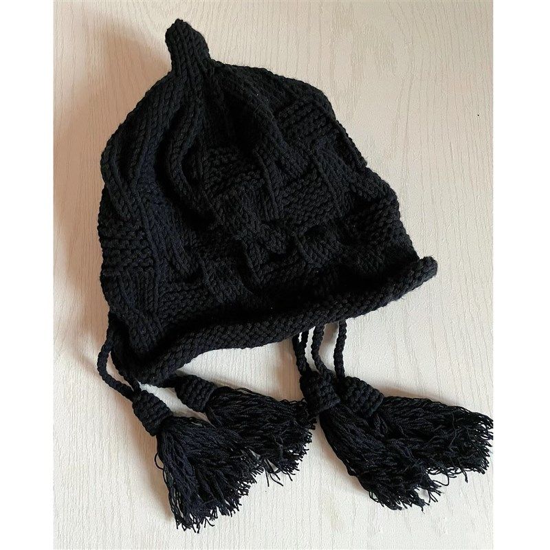 新年流苏护耳帽子diy材料包手工编织毛线团钩针儿童可爱送女朋友,服饰配件/皮带/帽子/围巾,DIY编织材料包,淘宝优惠券,粉丝福利购,淘宝优惠卷