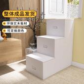 实木楼梯柜 家用抽屉柜儿童房阶梯柜 楼梯下储物柜上下床梯柜定制