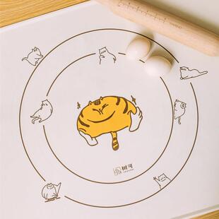 树可矽胶揉面 面垫家用食品级矽胶垫烘焙垫子揉面 面板加厚擀面