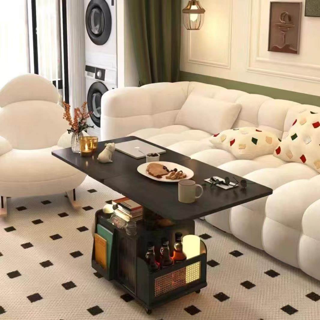 实木升降茶几家用折叠移动茶台小户型茶桌客厅多功能餐桌沙发边几,住宅家具,茶几,淘宝优惠券,粉丝福利购,淘宝优惠卷