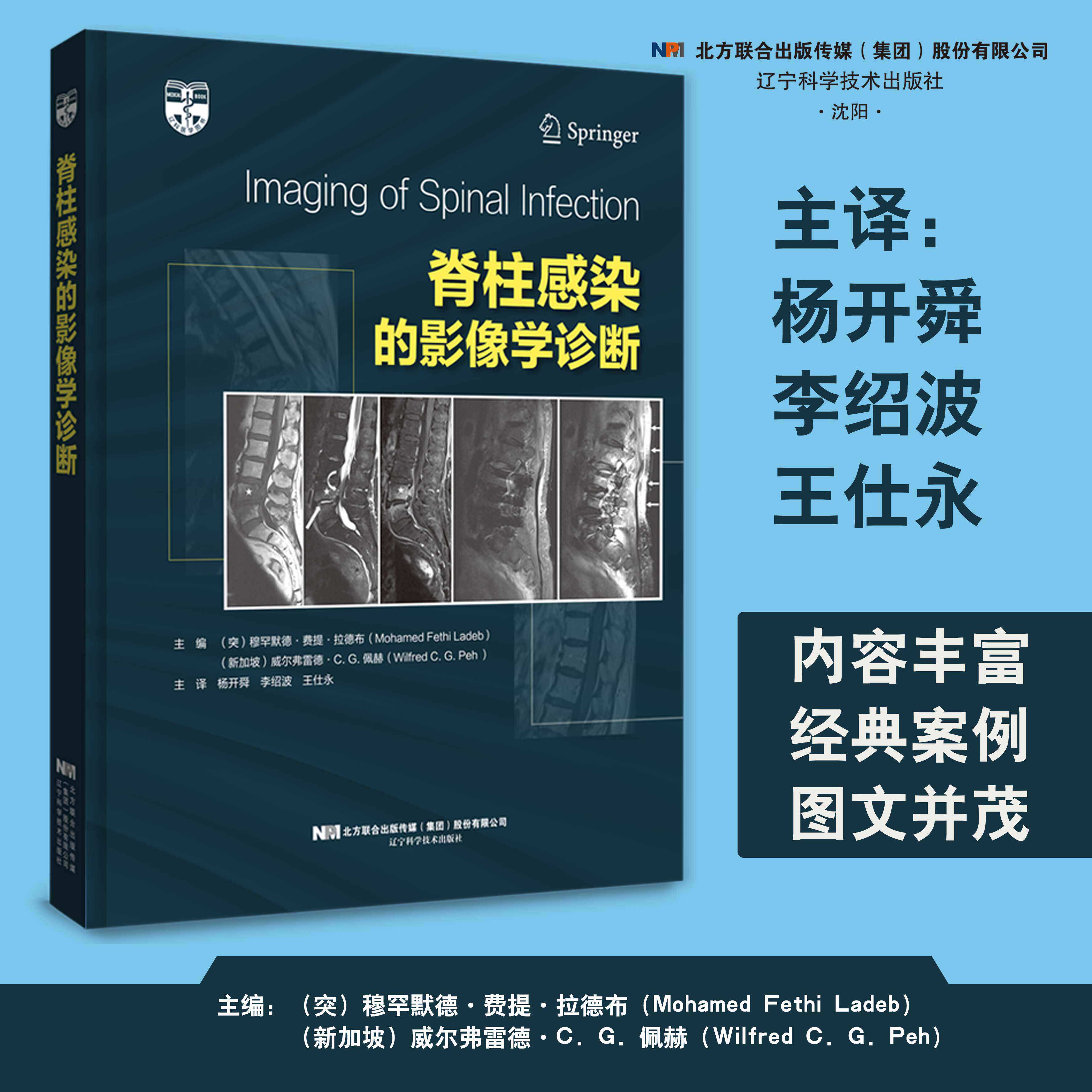 脊柱感染的影像学诊断 医学书籍 脊柱疾病影像诊断学 脊柱感染的病理生理学 临床医学书籍 辽宁科学技术出版社