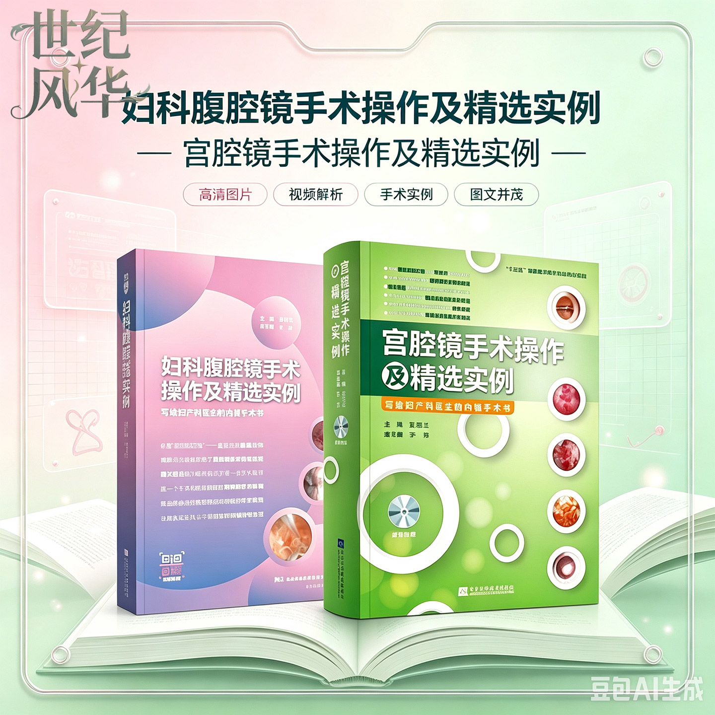 宫腔镜手术操作及精选实例 妇科腹腔镜手术操作及精选实例 夏恩兰 主编 医学书籍 辽宁科学技术出版社