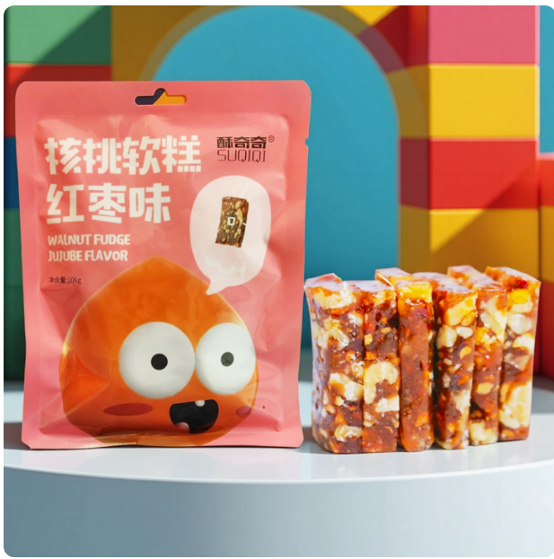 云南特产核桃仁软糕红枣味106g