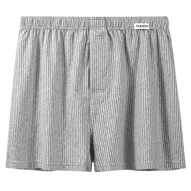 阿罗裤男士宽松内裤纯棉四角裤舒适大码潮透气短睡裤居家裤平角裤