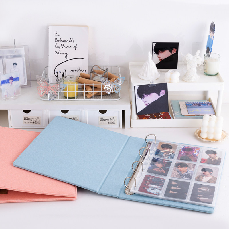 追星收纳家四宫格九宫格卡册送挡板紧凑型卡页外壳小卡收纳册活页