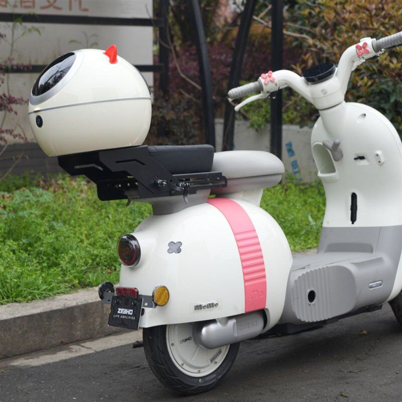 适配极核电动车MOMO/MO1i伸缩尾架后座尾箱支架载人坐垫改装配件