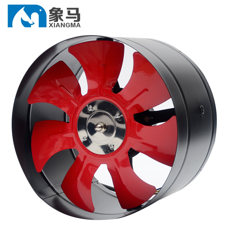 圆形管道风机12寸300mm高速抽风机换气扇厨房排气扇纯铜线排风扇