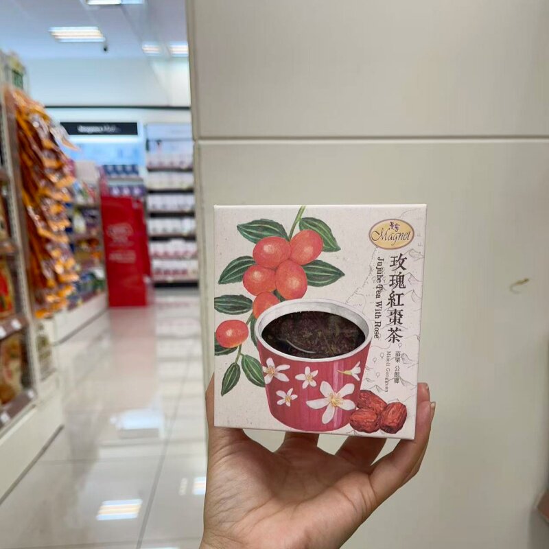 台湾代购曼宁夏季草本居家办公茶乌龙菊花玫瑰红枣柠香姜茶荞麦茶