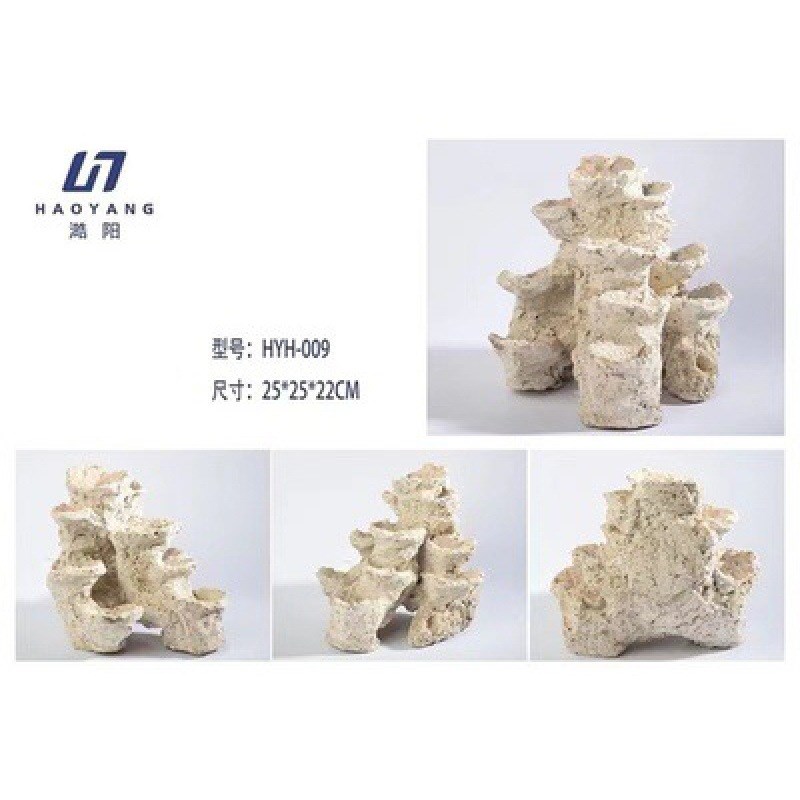 新款海水缸免爆藻快速开缸培菌造景石人造石海缸珊瑚造景澔阳澔海