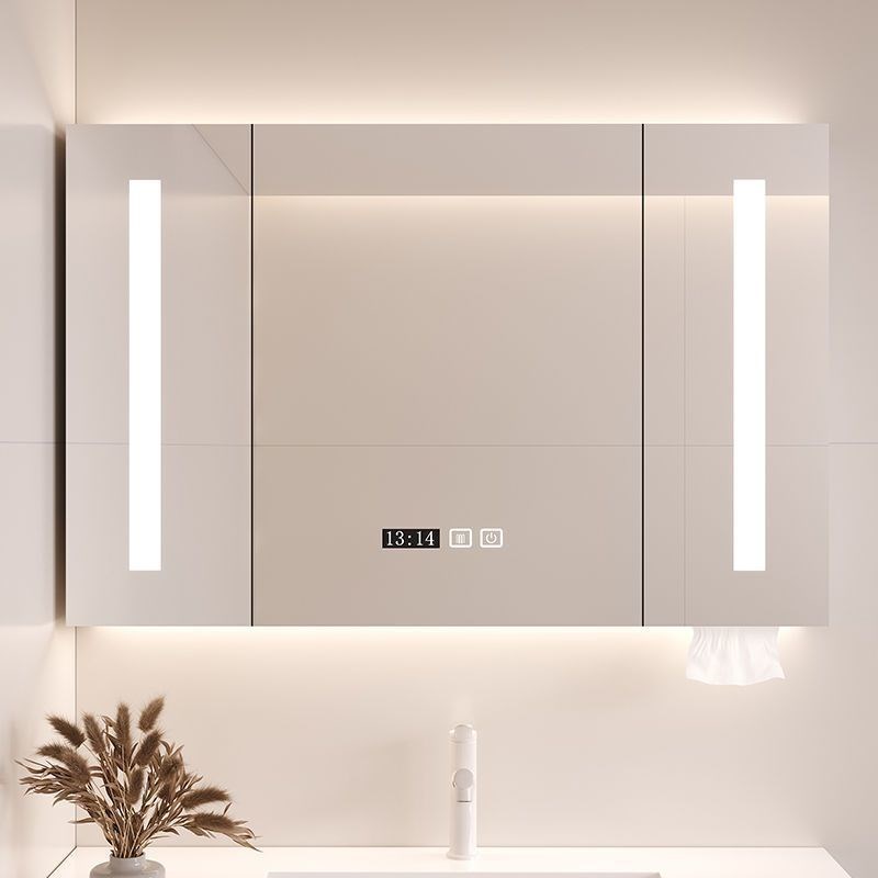 智能浴室镜柜单独挂墙式卫生间浴室镜洗手间镜子置物架收纳储物柜