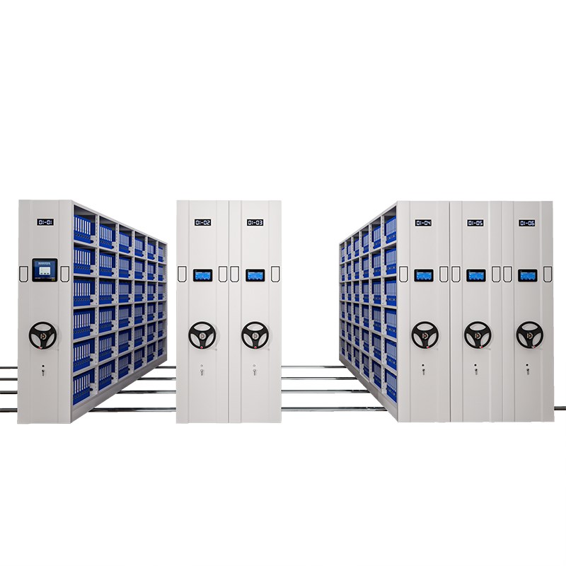 密集架档案室智能电动密集架手摇移动档案柜钢制资料凭证柜文件柜