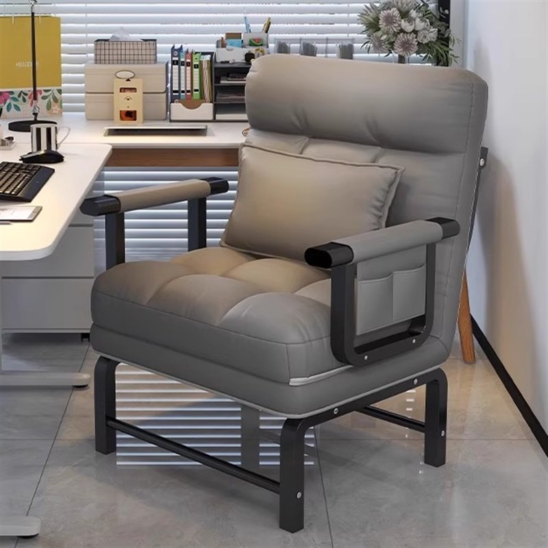 折叠午休单人午睡躺椅沙发床座椅可躺可坐办公室两用床椅靠背椅子