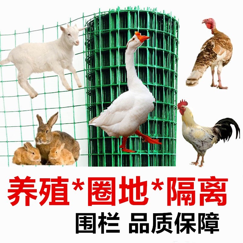 地网小格栏网养鸡场畜牧养殖铁栅栏菜园围网网子铁网格网墙护栏围