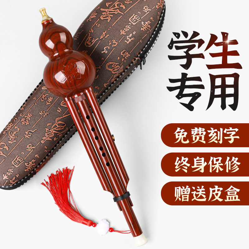 葫芦丝小学生专用乐器C调降B调防摔儿童初学者专业演奏型胡葫芦丝