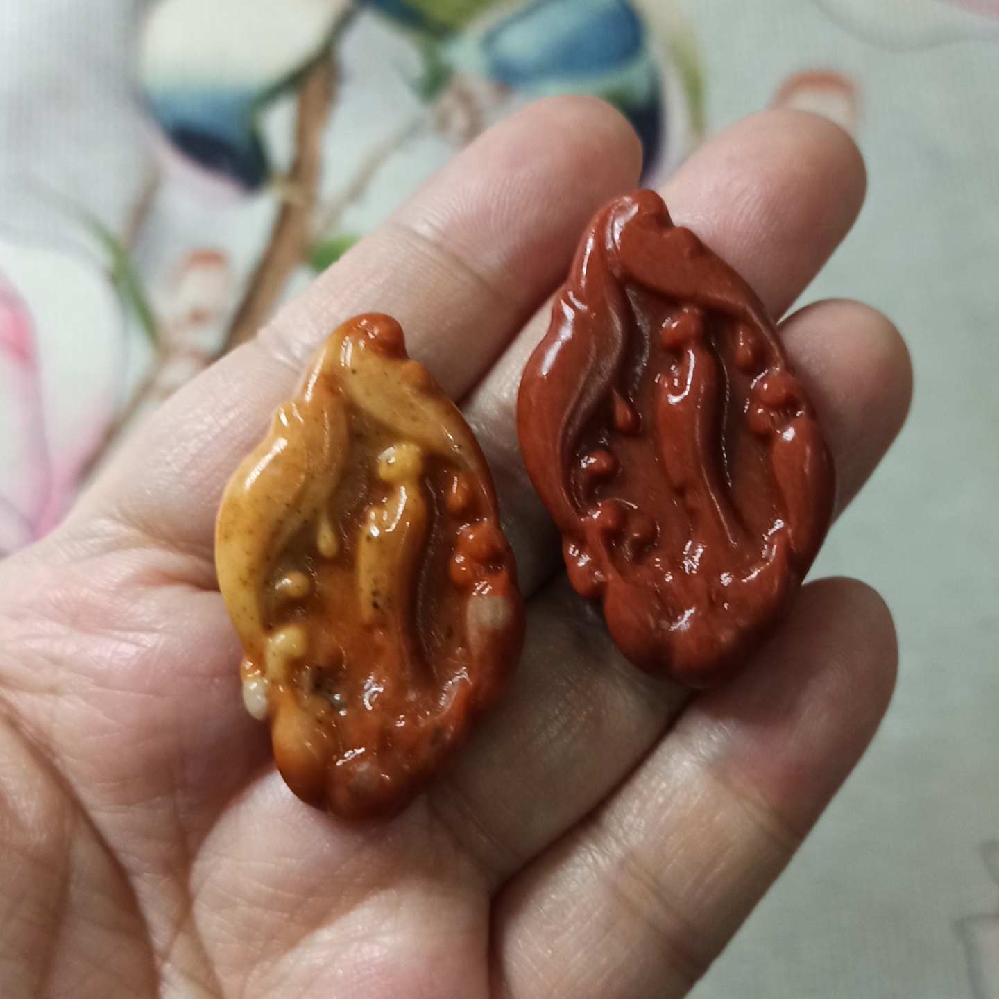 辽宁岫玉吊坠特色飘花悟道牌