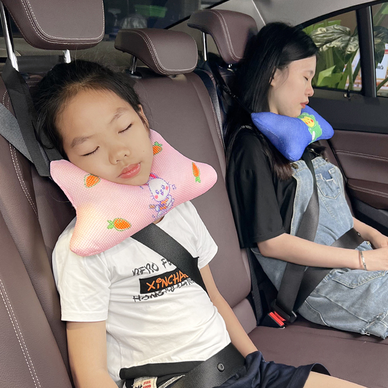 车载头枕儿童汽车头枕护颈枕车用靠枕垫副驾O驶女朋友车内睡觉神