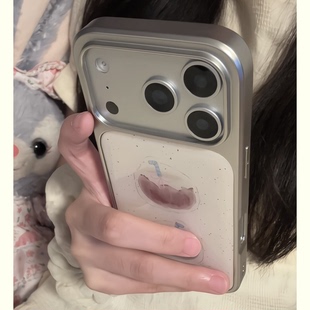 15ins风华为Pura80Mate70 适用苹果17 小米14 荣耀200个性 60保护套 16promax泼墨油画椰子手机壳苹果17Air新款