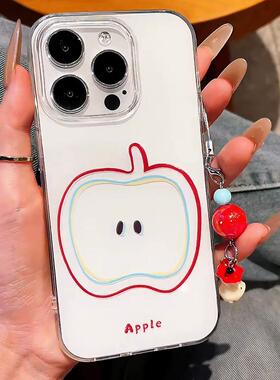 ins风简约线条苹果手机壳适用iPhone16/15promax新款华为pura70高级小米15/14软壳红米K80保护套vivos20情侣