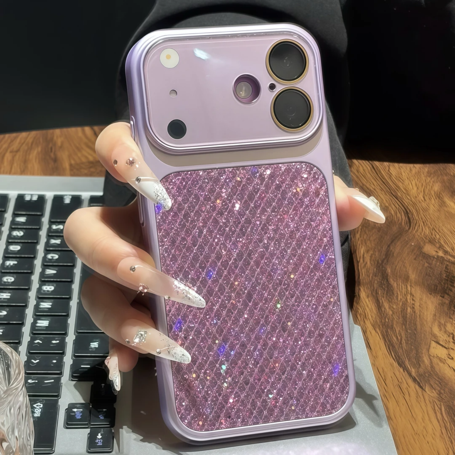 秒变17新款大视窗闪粉壳适用iPhone17PROMAX小马贴件手机壳苹果16PM高颜值细闪15/14PRO个性简约全包13保护套,3C数码配件,手机保护套/壳,淘宝优惠券,粉丝福利购,淘宝优惠卷