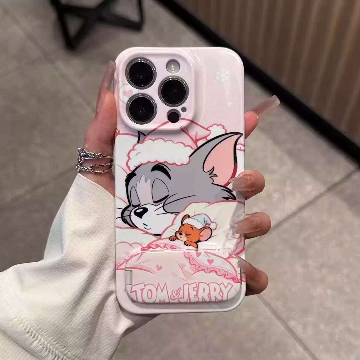 适用iPhone17/16promax可爱卡通汤姆猫菲林手机壳小米17/15小众华为pura80/mate70硬壳OPP