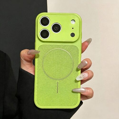 大视窗网孔散热磁吸手机壳