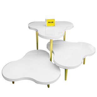 花店鲜花展示架烤漆展示台中岛流水台组合花架子网红花架氛围陈列