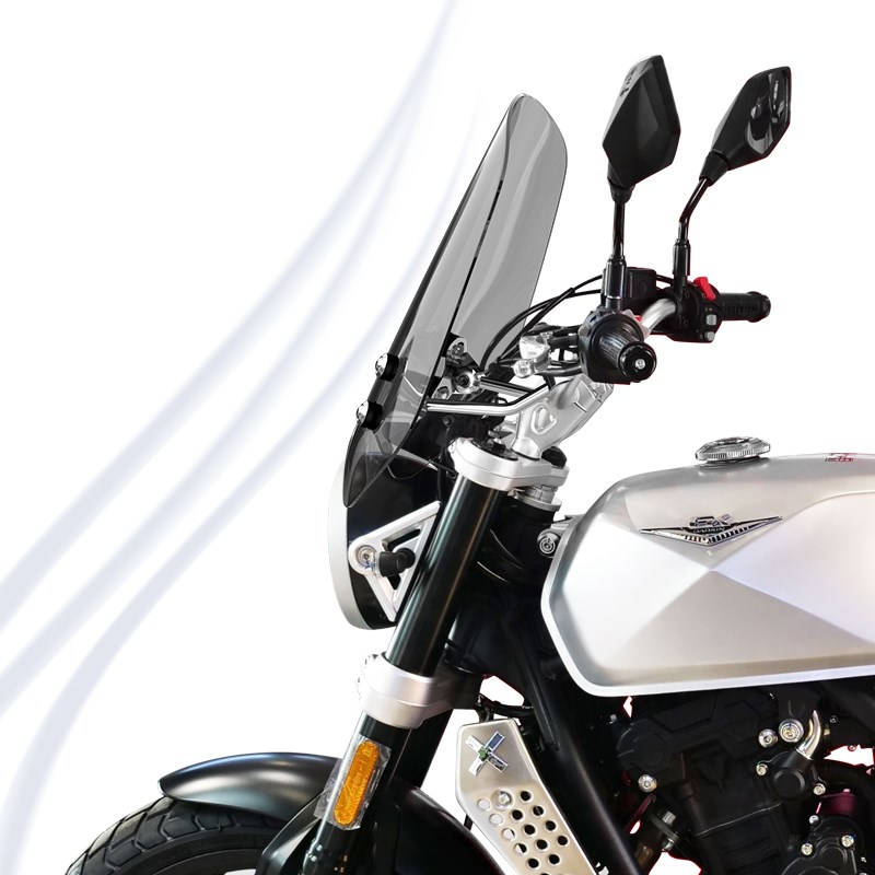 适用于摩托车高金 GK500 GK1200前挡风玻璃太子风挡玻璃改装配件