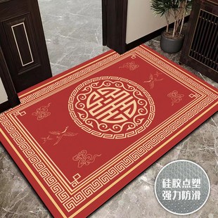 门口入户门地垫入户门垫进门防滑垫子家用地毯大门口进户门 中式