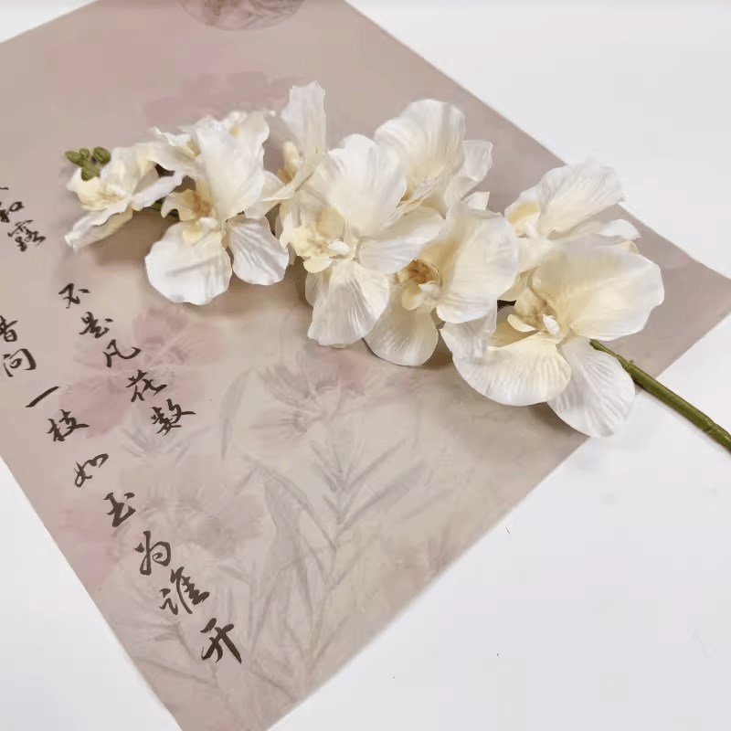 幼儿园小学教室班级环创装饰材料新中式古风蝴蝶兰书法展示墙贴纸