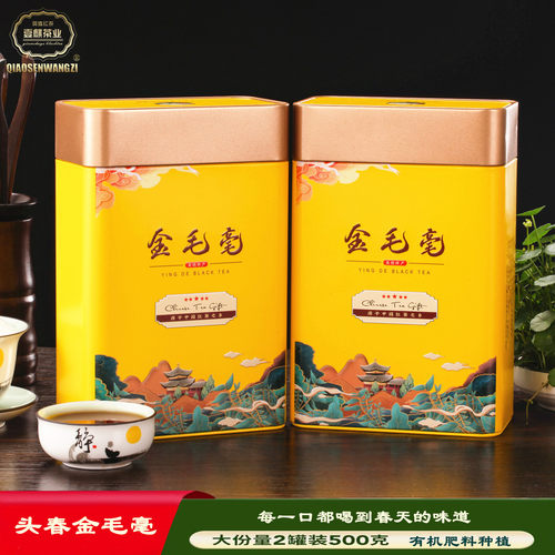 英红九号头春头采金毛毫