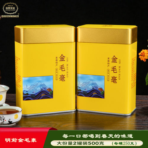 英德红茶英红九号头春金毛毫