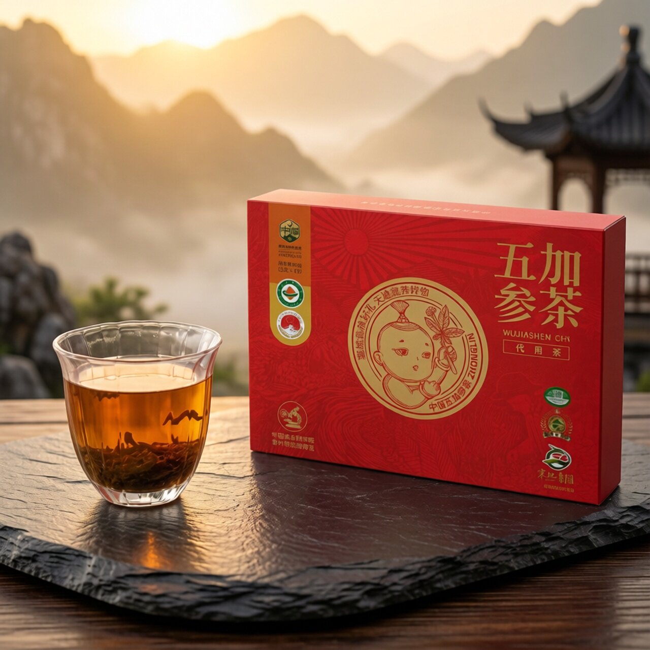 森养·五加参茶·红茶礼盒装 5g*12包