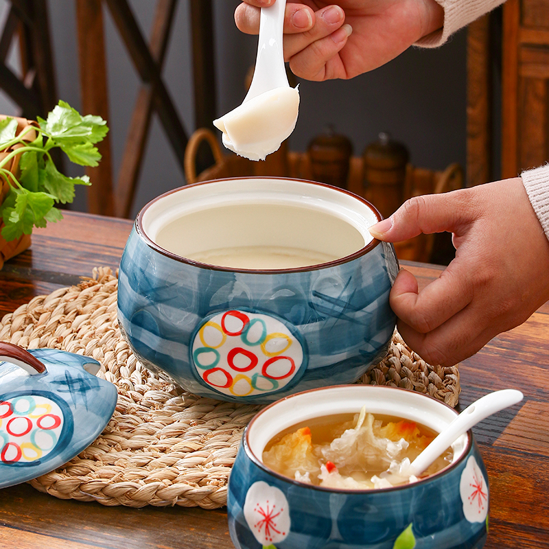 猪油罐陶瓷耐高温家用调味盐罐油泼辣子罐辣椒油罐厨房带盖大容量