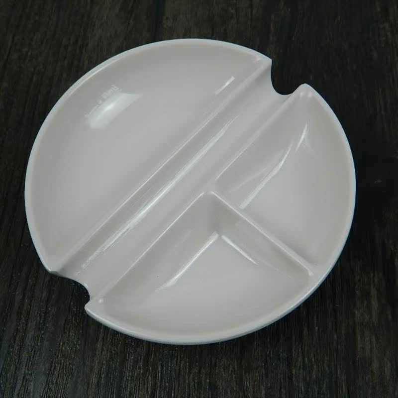 多功能仿陶瓷墨碟调色盘笔搁盛墨汁文房书法绘画工笔专用