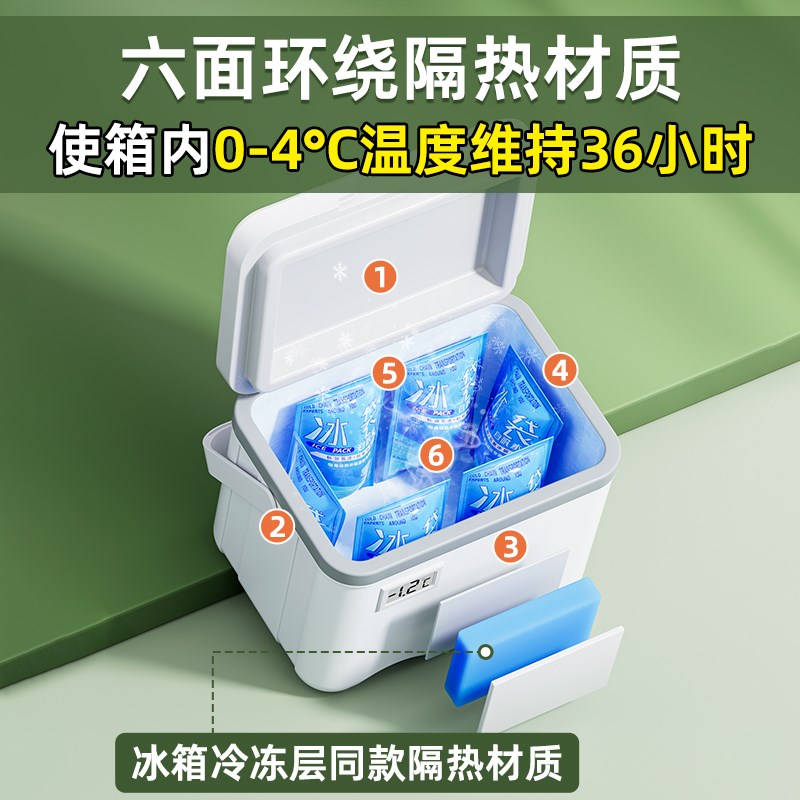 储奶小冰箱母乳冷藏盒车载外出迷你存冷冻奶一人便携式办公室