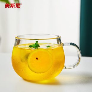 牛奶杯直饮美耐高温泡茶杯简约女杯斯尼玻璃杯家用咖啡杯茶水杯子