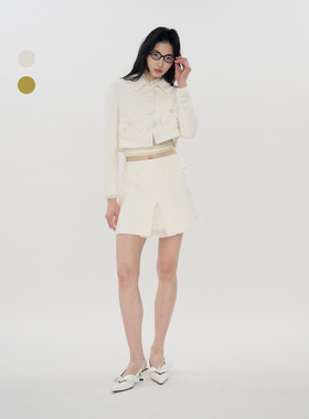 ORA GENESIS2025年秋季新品马海毛呢半裙