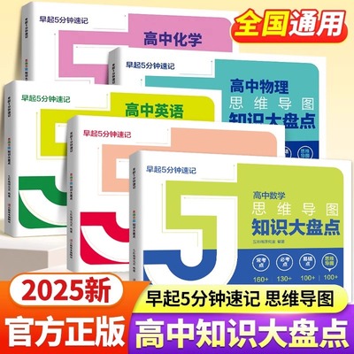 当日达思维导图高中知识大盘点