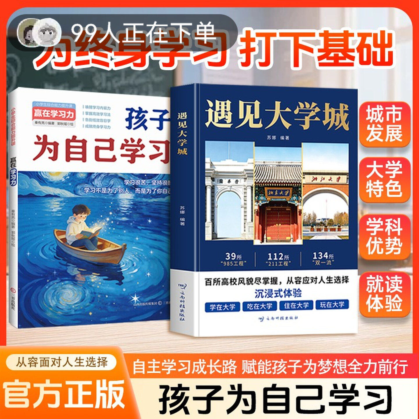 【现货速发】遇见大学城书籍正版名校全景图鉴百所高校详解学霸启蒙成长张老师高考志愿好雪山参考峰鸟走进大学城百所名校解析苏娜