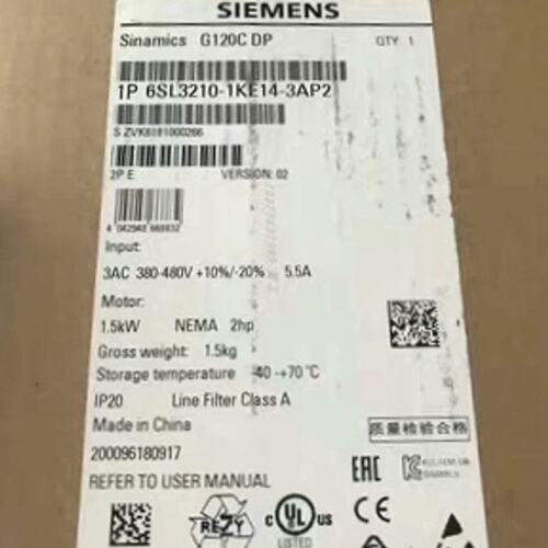 变频器6SL3210-1KE14-3AP26SL3210-1KE13-2AP26SL3210-1KE17-5AP2