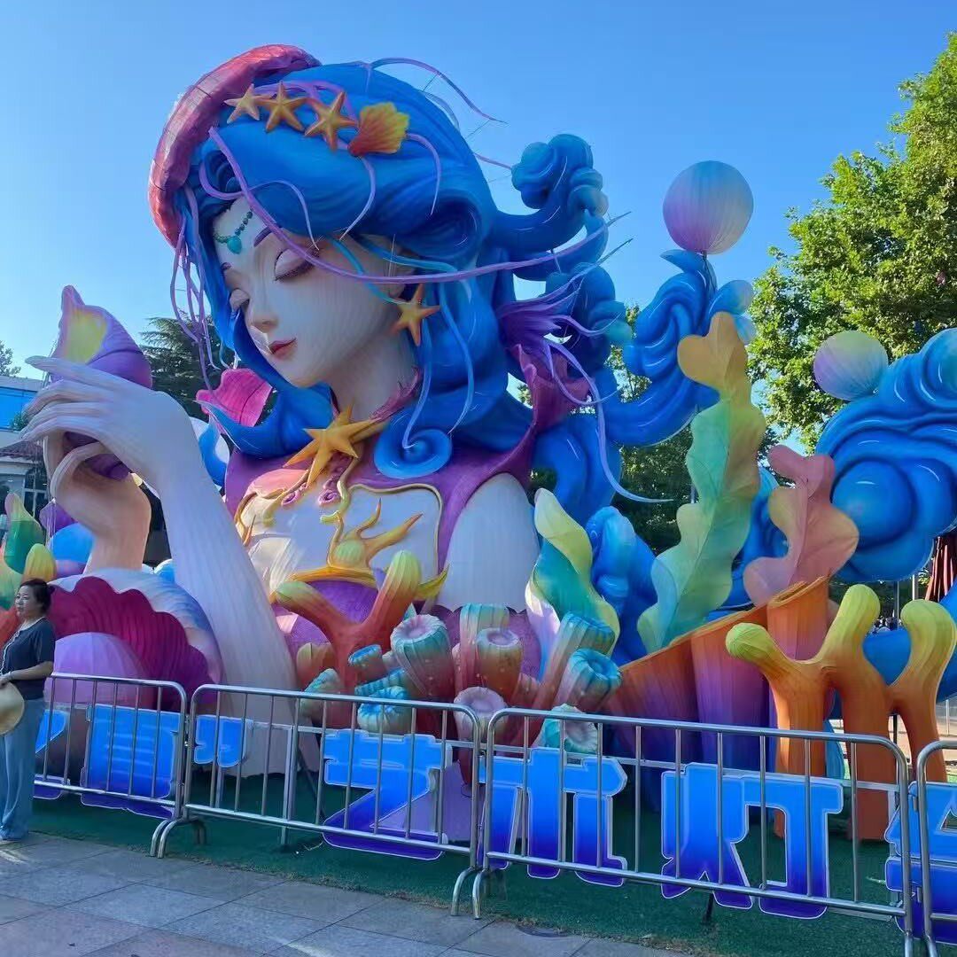 2026年新款花灯女神马年花灯户外大型彩灯春节元宵传统主题造型灯