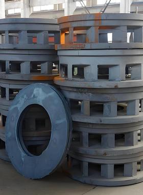 雷蒙磨机配件风道分流盘过风量大锰钢铸材中州机械