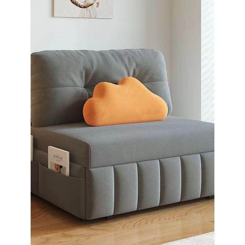 绒布沙发床两用一体多功能折叠床客厅卧室阳台午休小户型懒人沙发